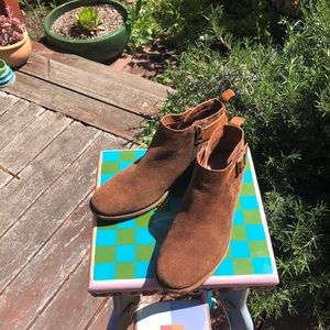 Kork Ease Chestnut Ankle Boots